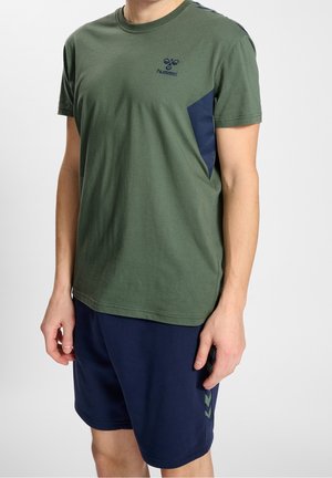 T-Shirt print - khaki