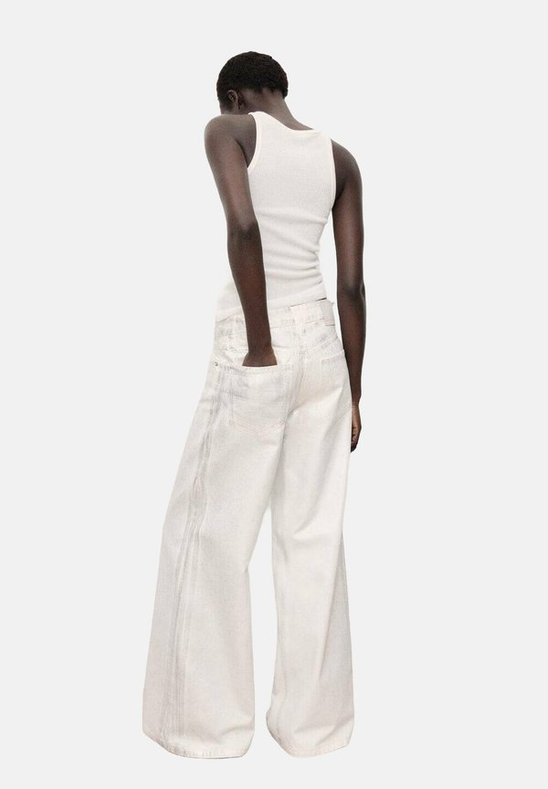 MED VIDE OG FINISH - Wide Leg - sølv3