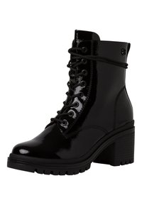 s.Oliver Bottines à plateau - black