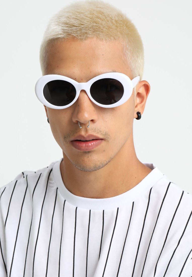 Lenti Colorate Kurt Cobain Occhiali Ovali Bianchi A HISTÓRIA POR