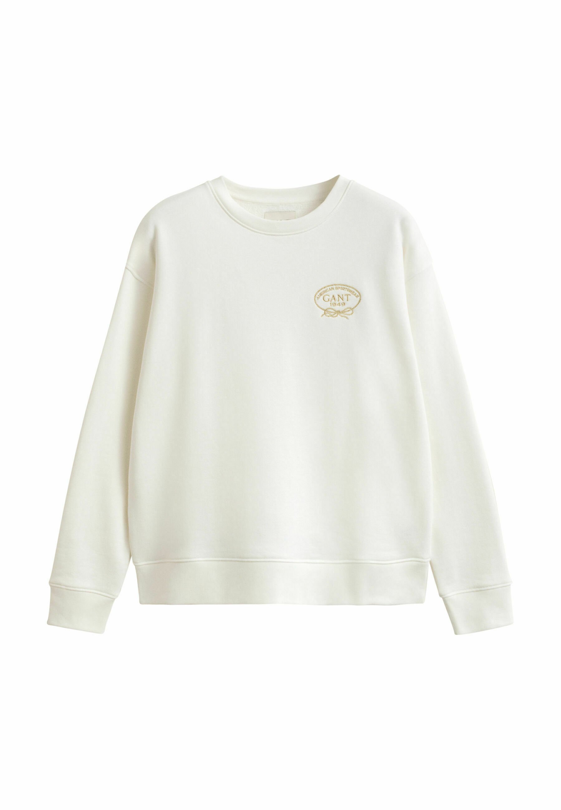 GANT ROPE GRAPHIC - Mikina - eggshell
