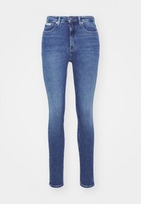 HIGH RISE SKINNY - Jeans Skinny Fit - denim dark