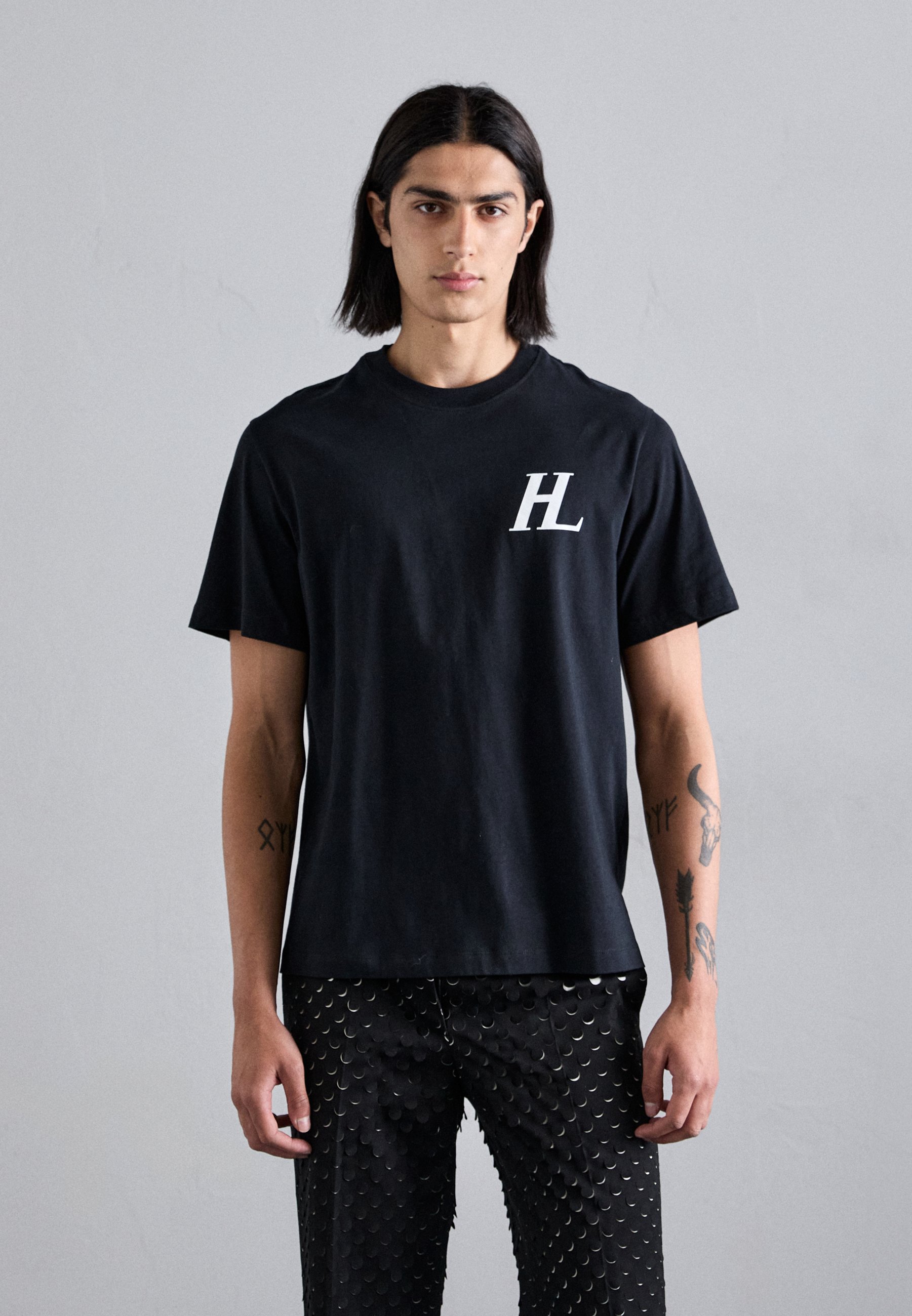 Helmut Lang CAPSULE TEE - Print T-shirt - black - Zalando.co.uk