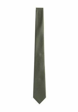 SLIM - TEXTURED - Cravată - olive