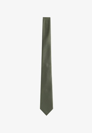 SLIM - TEXTURED - Stropdas - olive