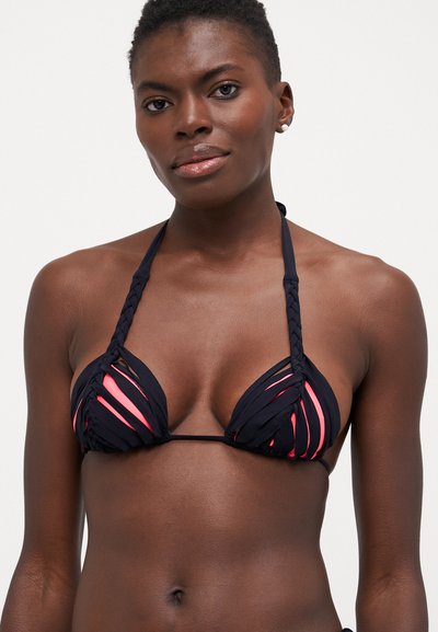 Agent Provocateur LATICIA - Bikinitopp - black/neon pink