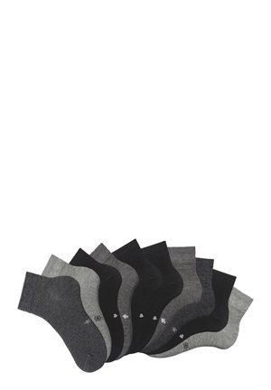 10 PACK - Socken - x schwarz x anthrazit meliert x grau meliert x hellgrau meliert