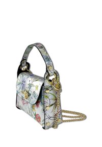 DrachenLeder Handtas - silberfarben farbig