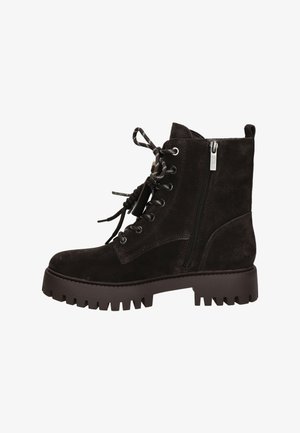 Guess, GUESS FIZZLE DAMES VETERBOOT - Platform ankle boots - bruin