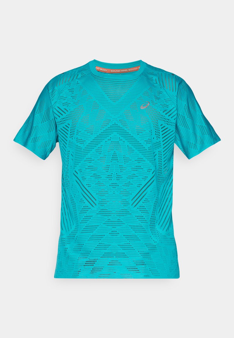 ASICS Sport T-shirt petrol gemêleerd ASICS Sport T-shirt petrol gemêleerd