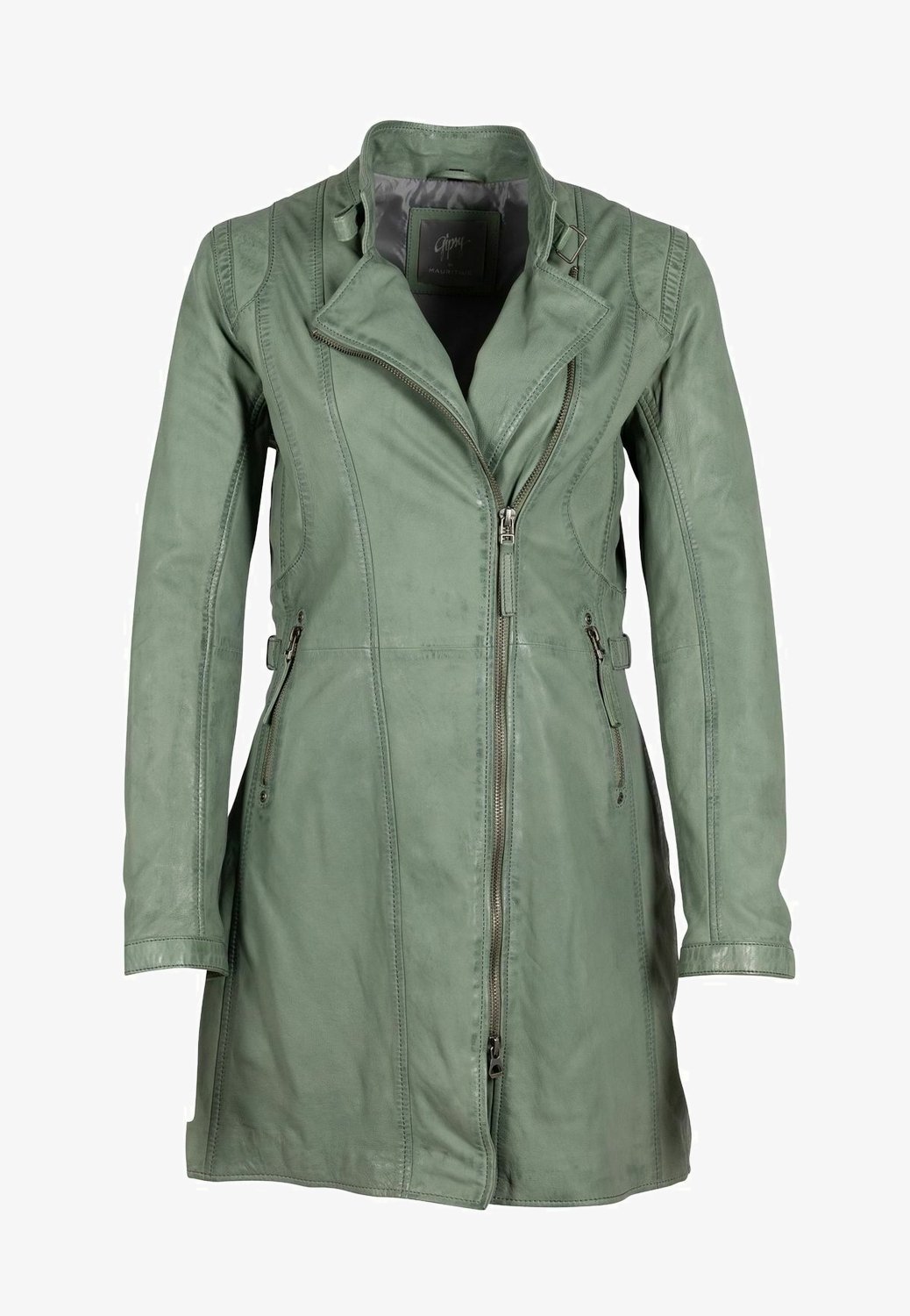 Gipsy by Mauritius Halflange jas light sage/groen
