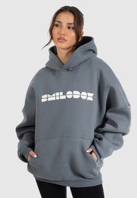 Smilodox LUCIO - UNISEX OVERSIZED - Sweat à capuche - anthrazit