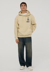 Terranova Felpa con cappuccio - crema