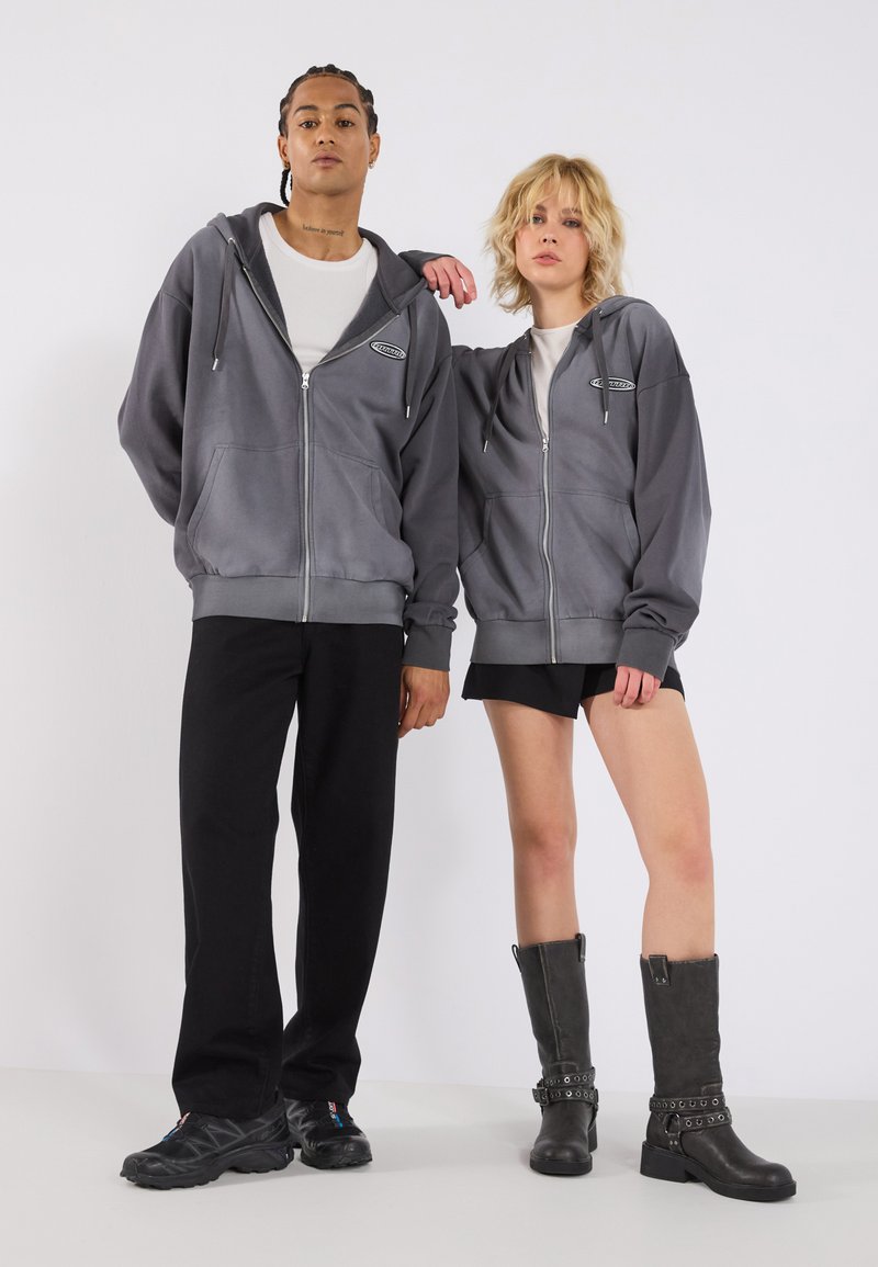YOURTURN UNISEX Sudadera con cremallera forged iron/gris