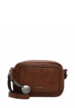 Cross body bag - cognac