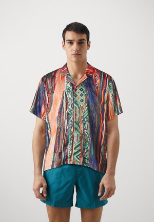 Carlo Colucci Hemd - orange/multicolour