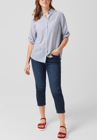 Triangle Hemdbluse - blue