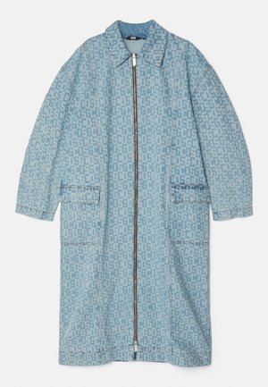 MONOGRAM COAT - Classic coat - light blue