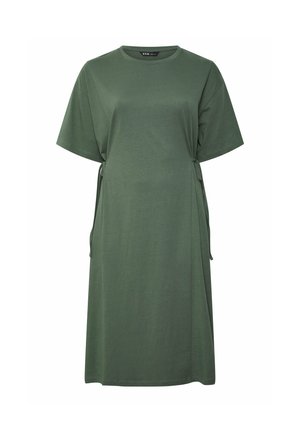 Yours Clothing, PLUS SIZE MIDI DRESSES - Robe en jersey - khaki
