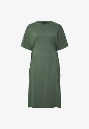 Yours Clothing, PLUS SIZE MIDI DRESSES - Jerseykjole - khaki