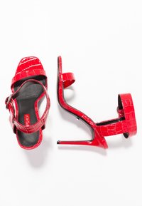 Topshop Sandales à talons hauts - red