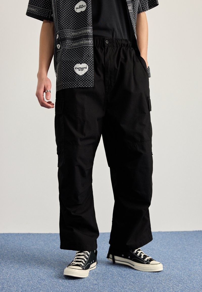 Carhartt WIP - JET PANT - Oldalzsebes nadrágok - black, Nagyítás