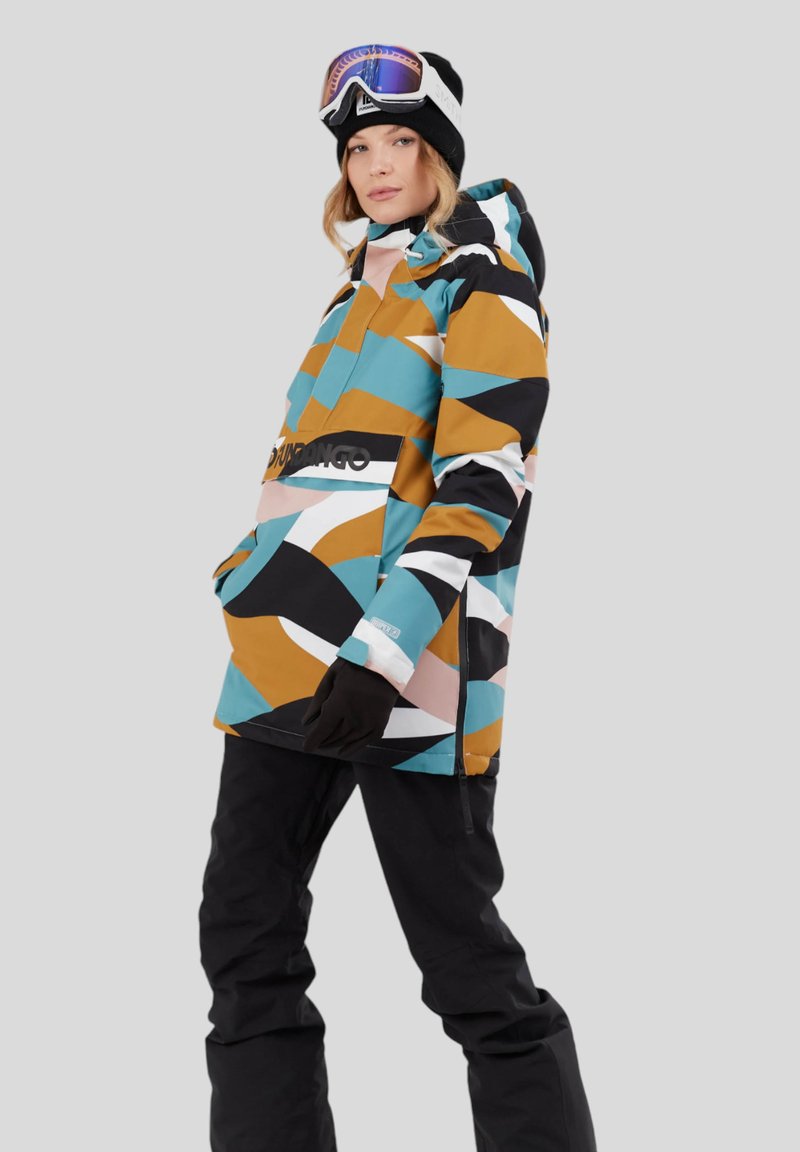 Fundango BIRCH LOGO ANORAK - Zimní bunda - okker