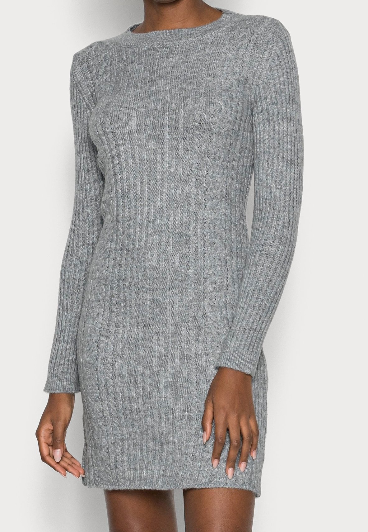 Anna Field Robe pull mottled dark grey/gris foncé chiné - Main Image