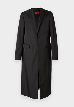 LONG TAILORED COAT - Mantel - black