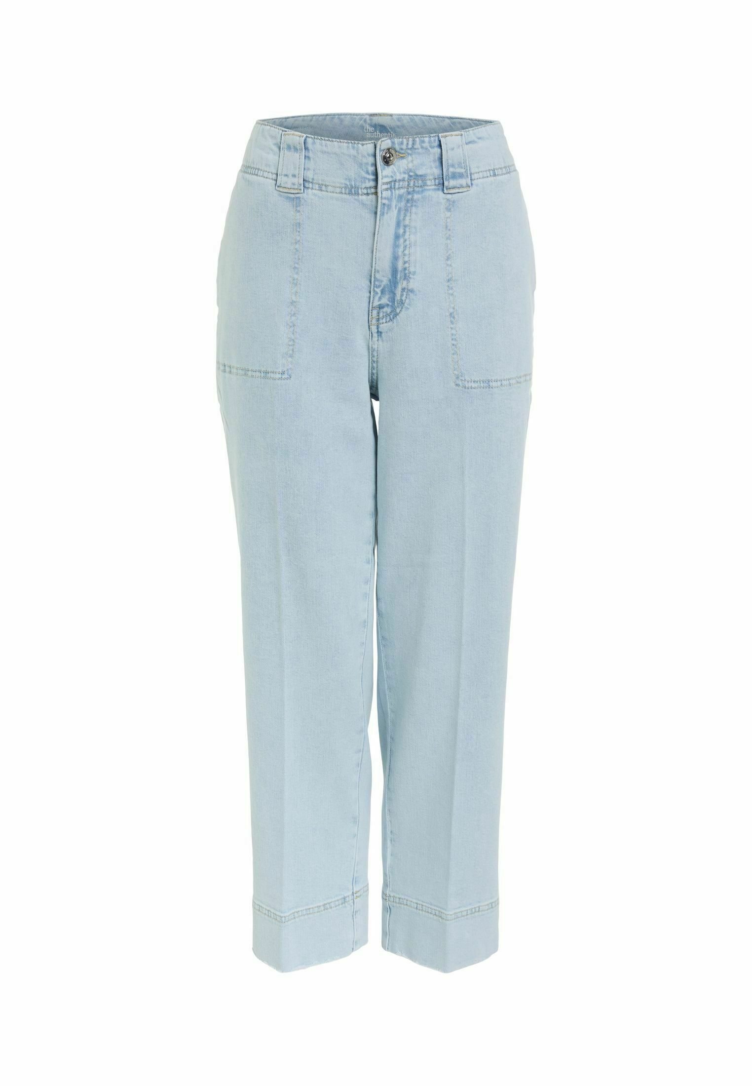 Oui Relaxed fit jeans - light blue demin/Lichtblauw - Zalando.nl