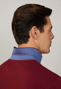 Hackett London SLIM FIT LOGO - Polokošeľa - burgundy red