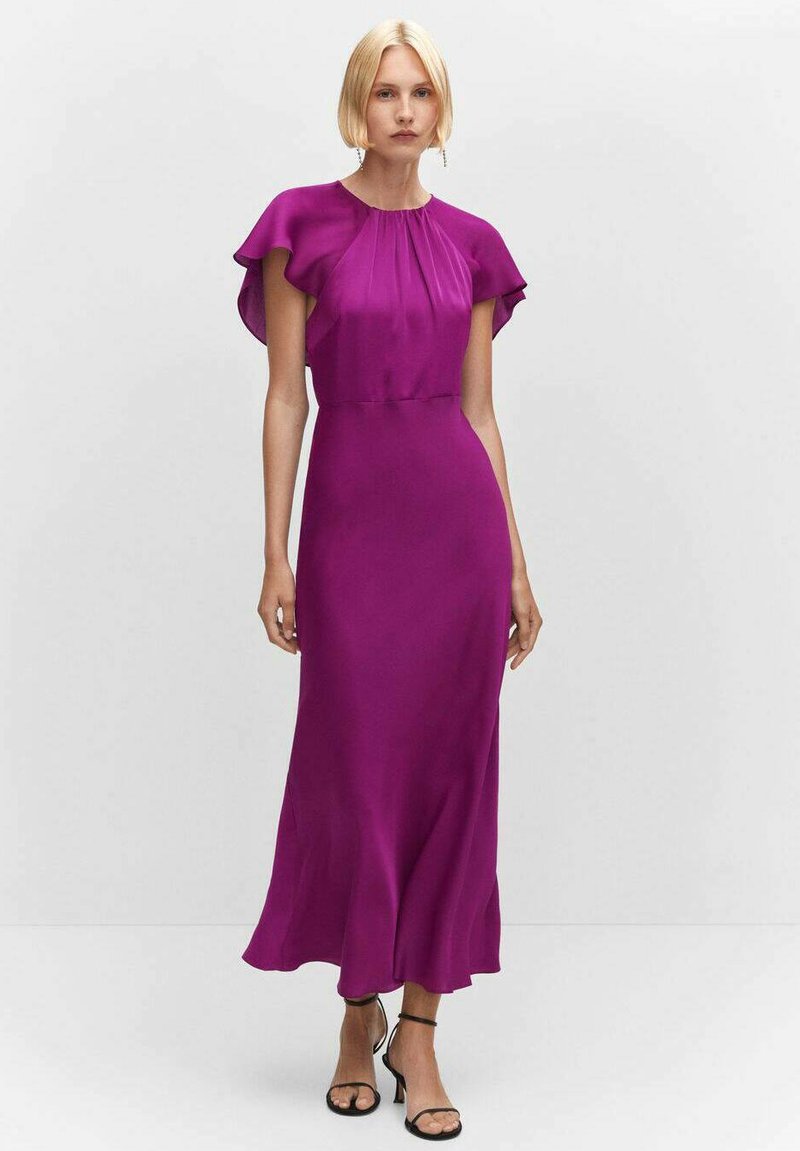 Mango VUELO - Robe longue - purple/violet - ZALANDO.FR