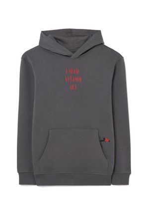 REGULAR FIT - Kapuzenpullover - dark grey