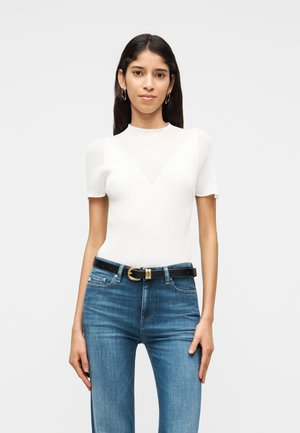 SLYANNA - T-Shirt basic - open white