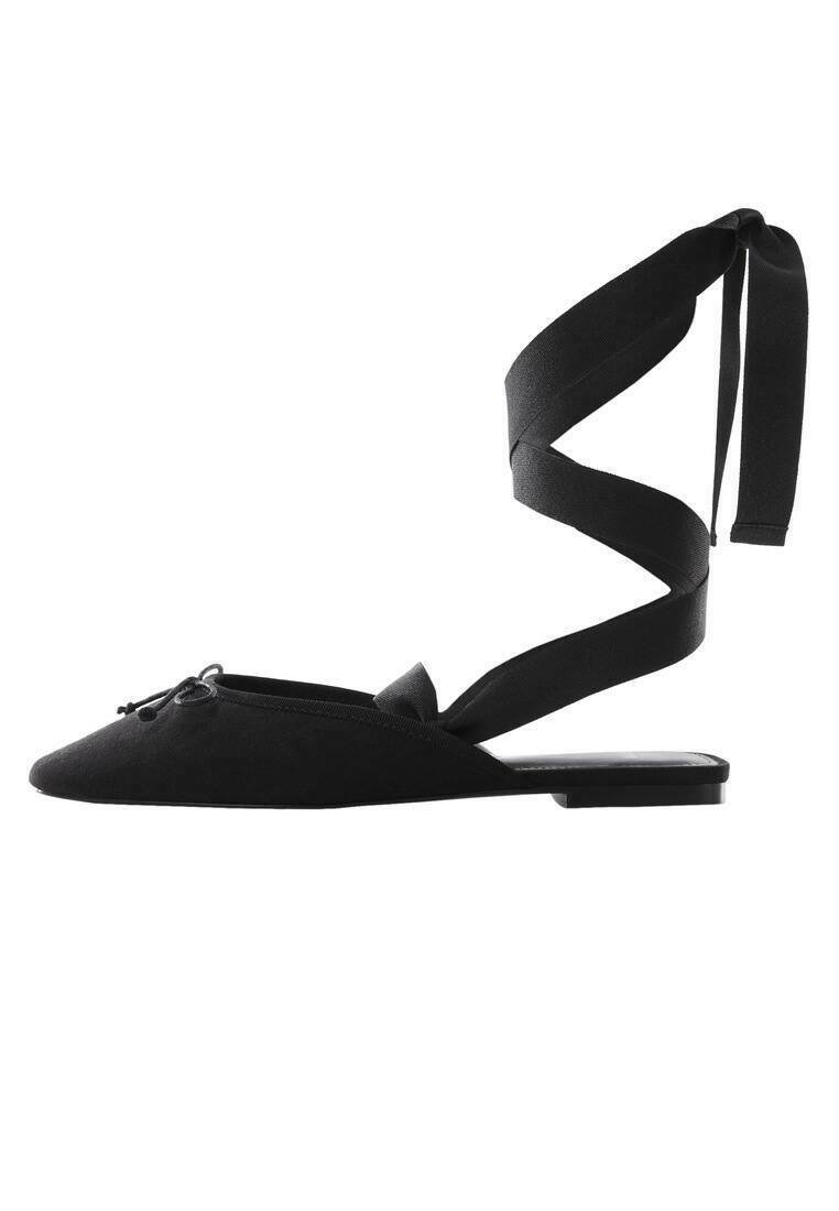Mango FRENCHY Ankle strap ballet pumps black Zalando.ie