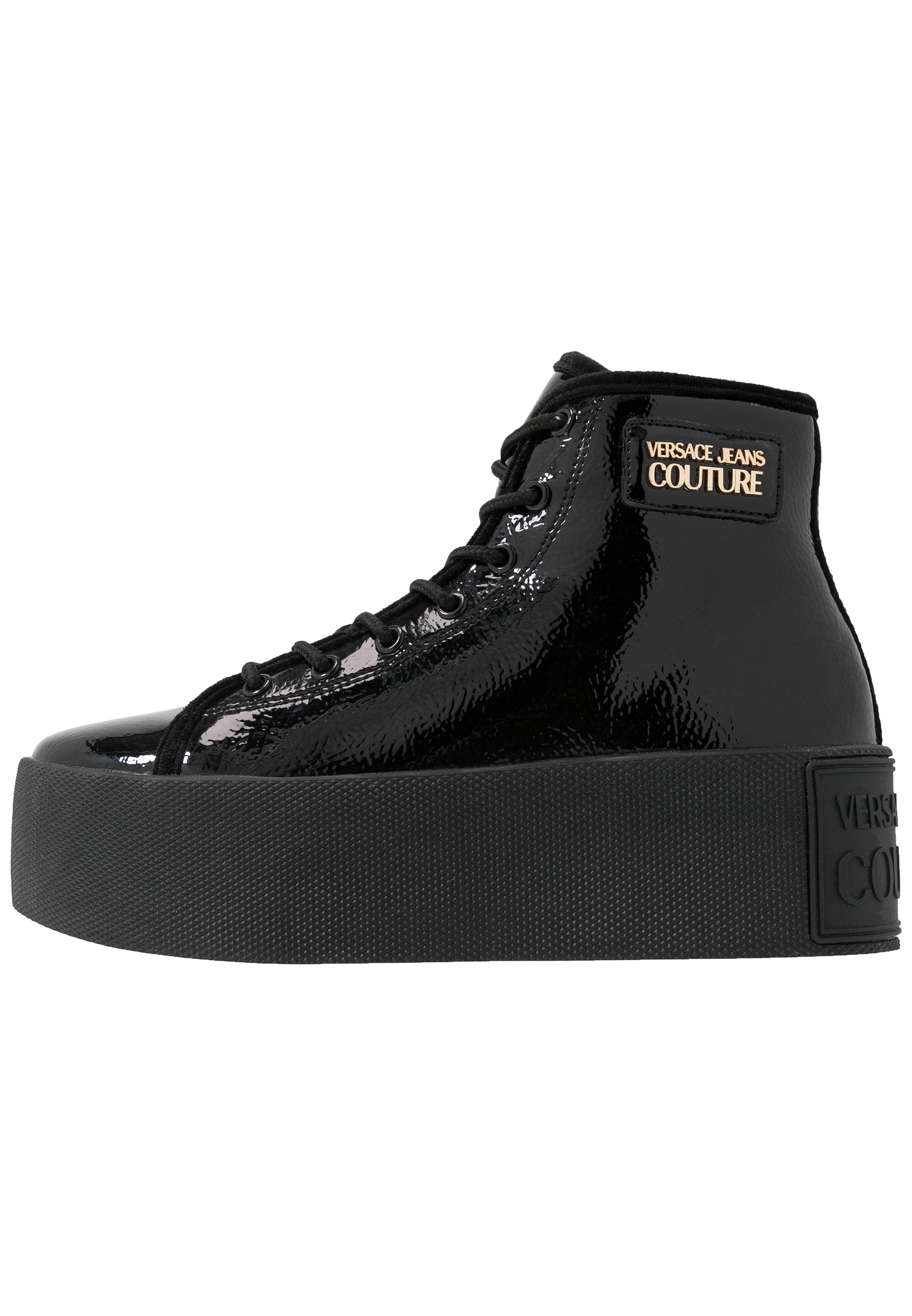 versace jeans high top trainers