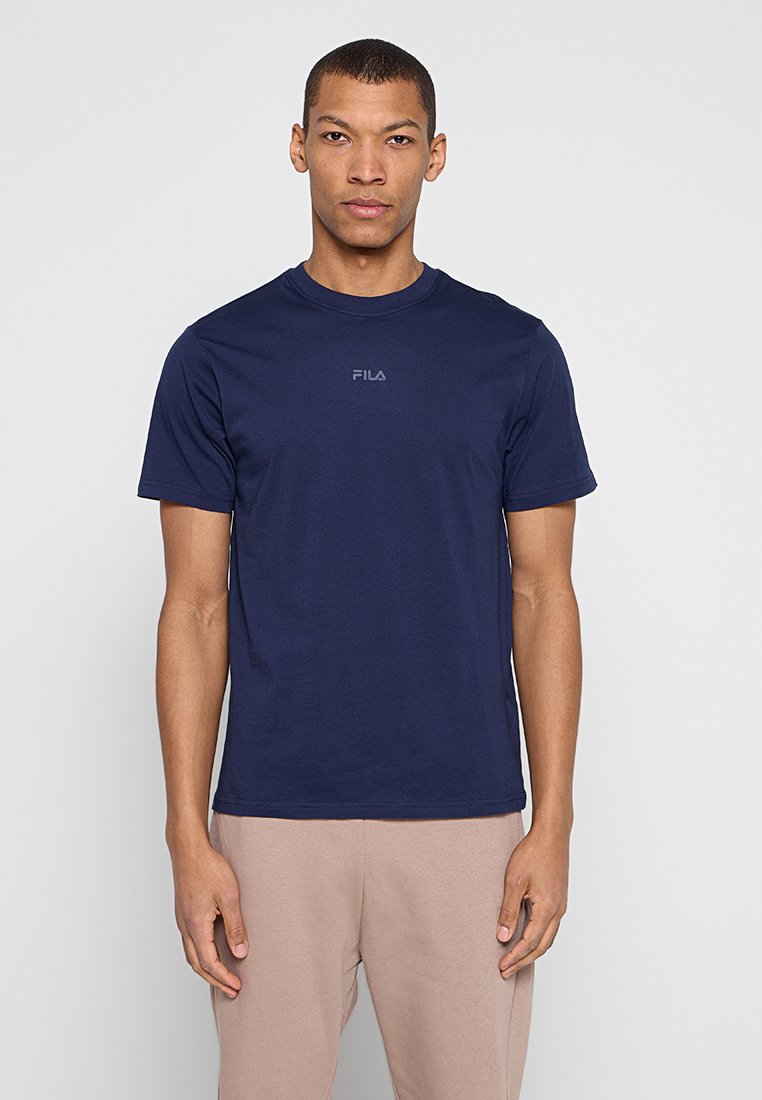 Fila T-shirt basic gemêleerd zwart Fila T-shirt basic gemêleerd zwart
