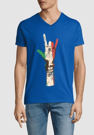Camiseta estampada - azul