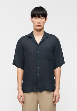 SHORT SLEEVE MEN RELAXED FIT - Πουκάμισο - marine