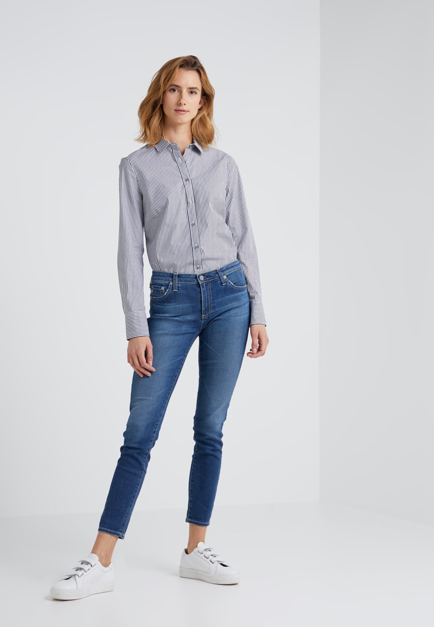 AG Jeans LEGGING ANKLE - Jeans slim fit - eighteen years/blu scuro - Zalando .it