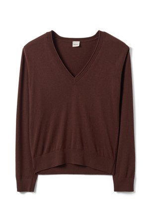 Stefanel, CREW-NECK JUMPER, REGULAR FIT. - Jersey de punto - brown