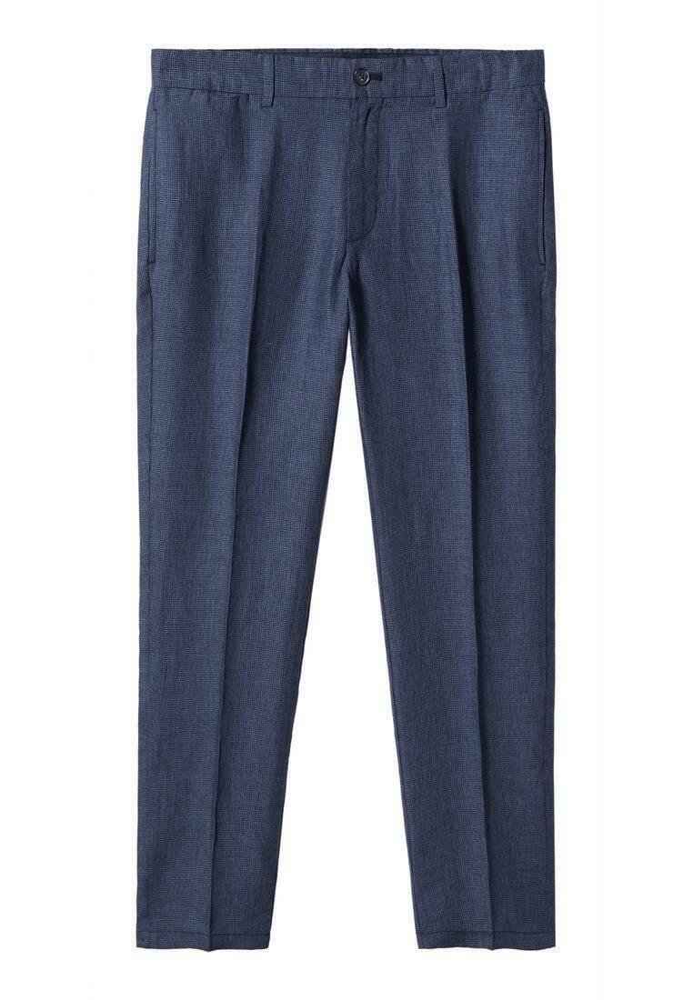 Mango Broek koningsblauw
