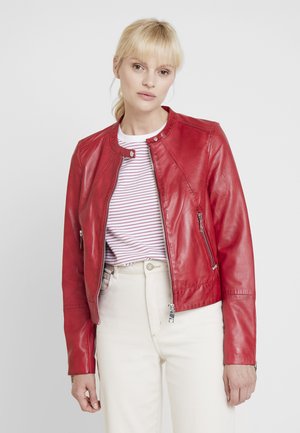 GRENADA - Leren jas - red