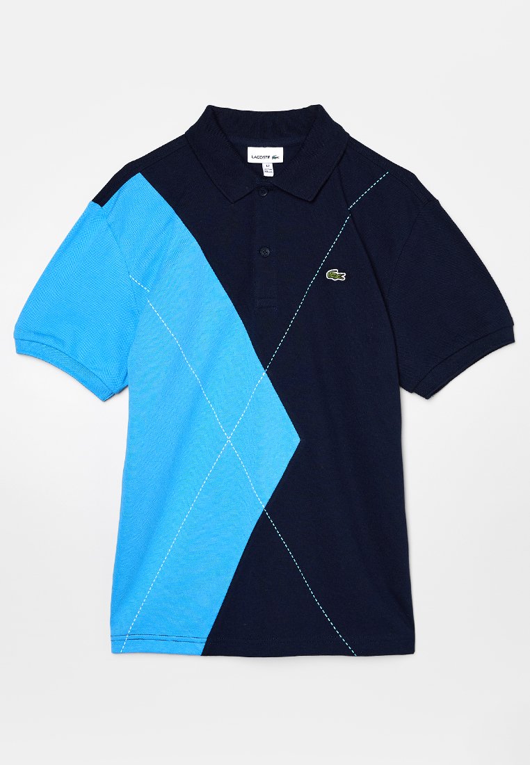 Lacoste Poloshirt gemêleerd donkerblauw