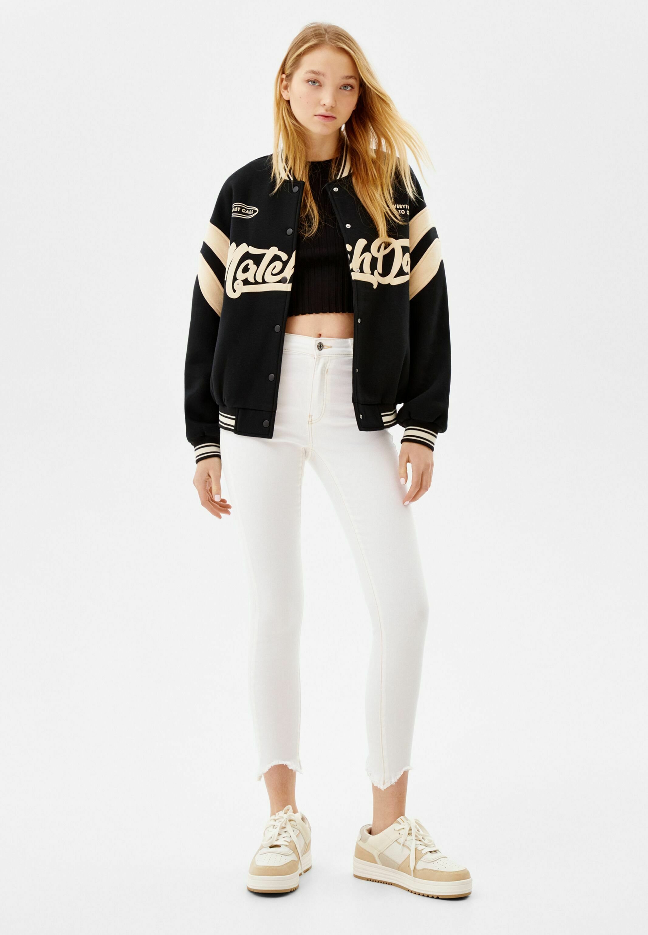 Bershka Jeans Skinny Fit - white/weiß - Zalando.de