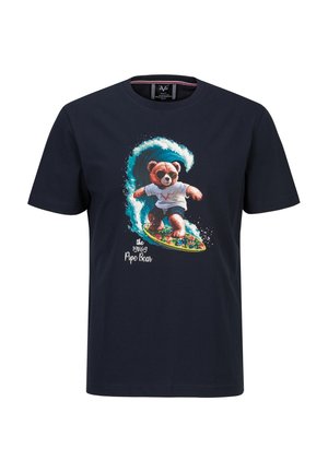 ITALIA RAFAEL PIPE - T-Shirt print - navy