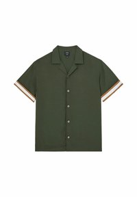 Reiss REGULAR FIT - VALBONNE CHÉ STRIPE-CUFF - Ing - pine green