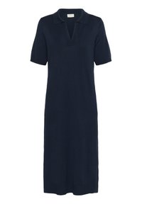 KALIZZA POLO - Gebreide jurk - midnight marine
