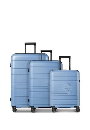 Redolz WHEEL SUITCASE SET UNISEX - Set di valigie - cool blue