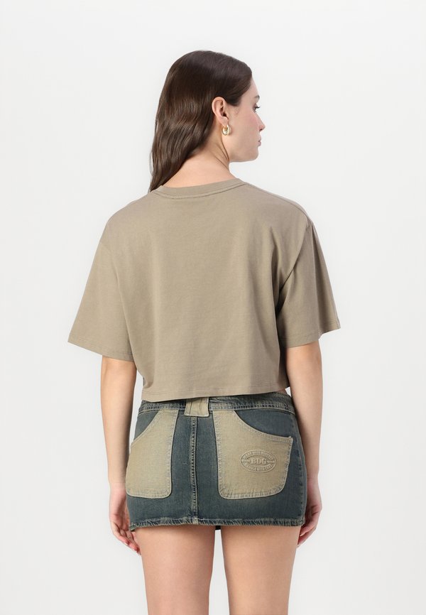 JXANDREA LOOSE CROPPED - Basic T-shirt - brindle2